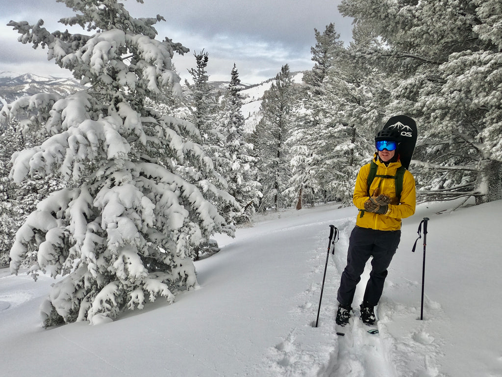 Drift boards approach skis for snowboarding in the Backcountry