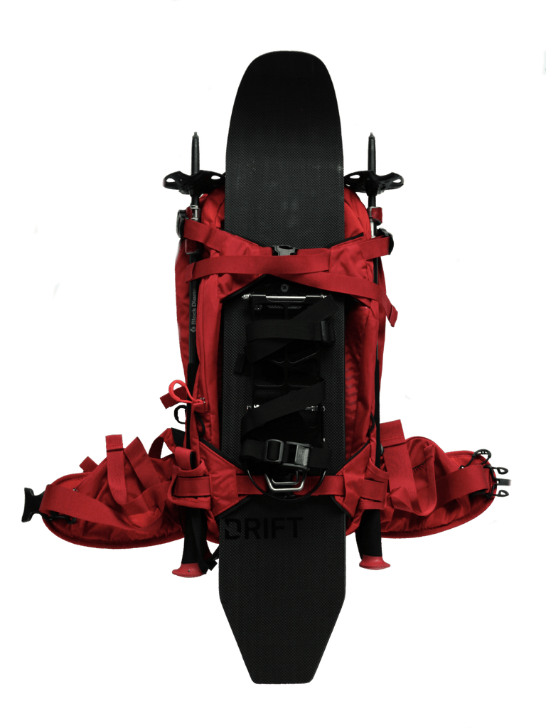 Carbon Drift Board Approach Ski and Back Pack