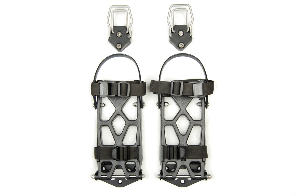 Drift Board Approach Ski Binding and Risers, Split pattern Compatiable